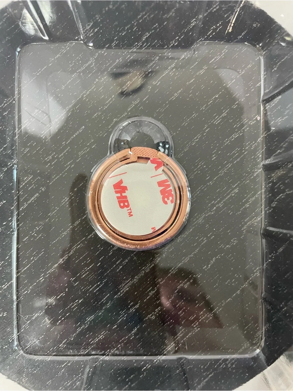 kate spade Rose Gold Glitter Phone Ring Stand